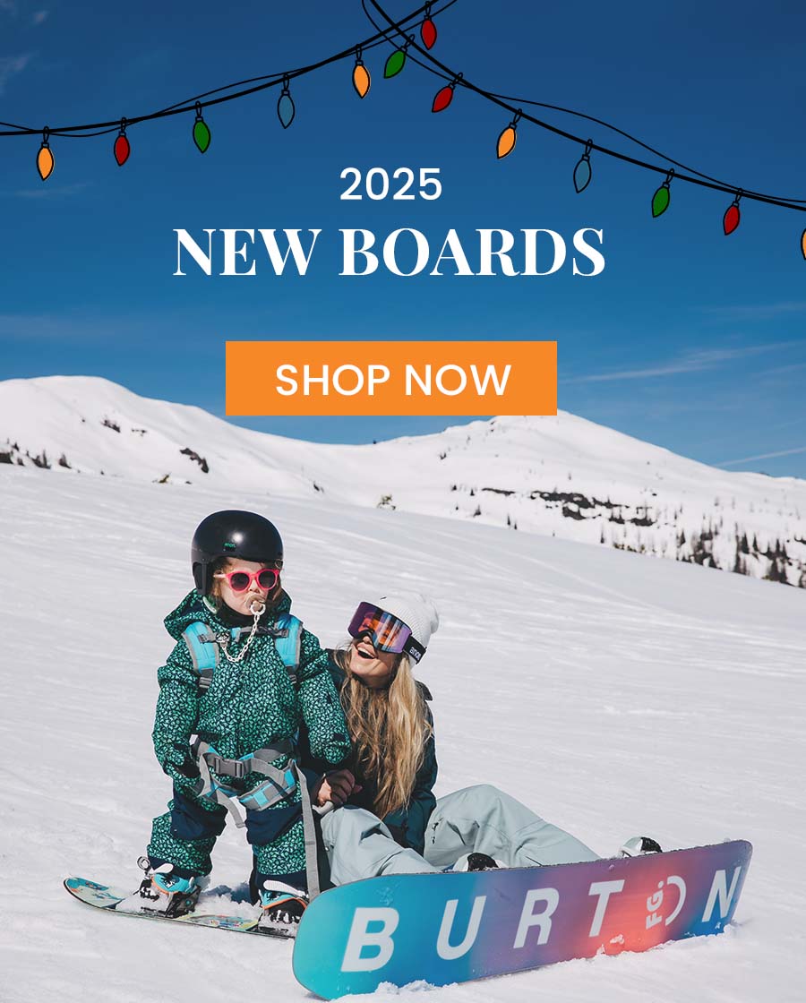 Shop new 2025 snowboards!