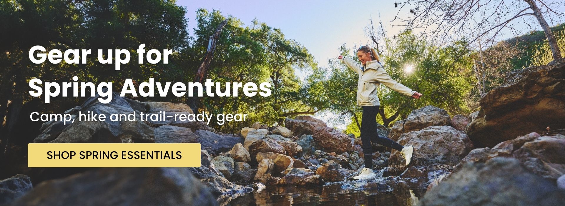 Spring Essentials: Camp, Hike, Explore