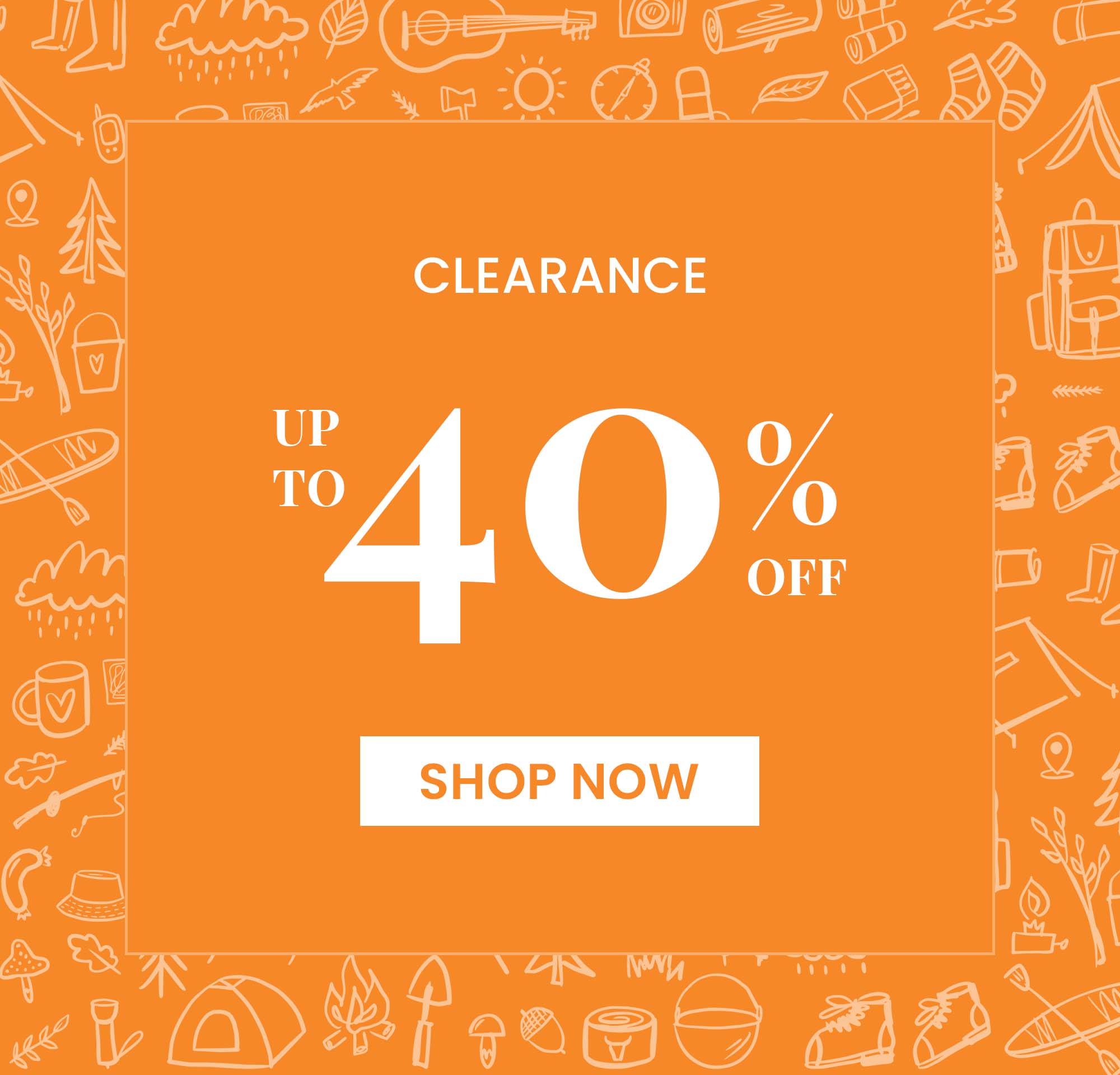 Shop Clearance Sale | 40% off Sitewide