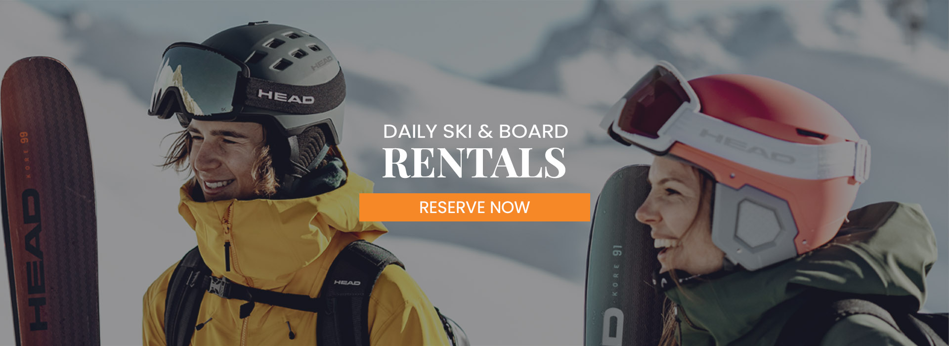 Daily ski and snowboard rentals for the whole family at BlueZone Sports. Reserve today!