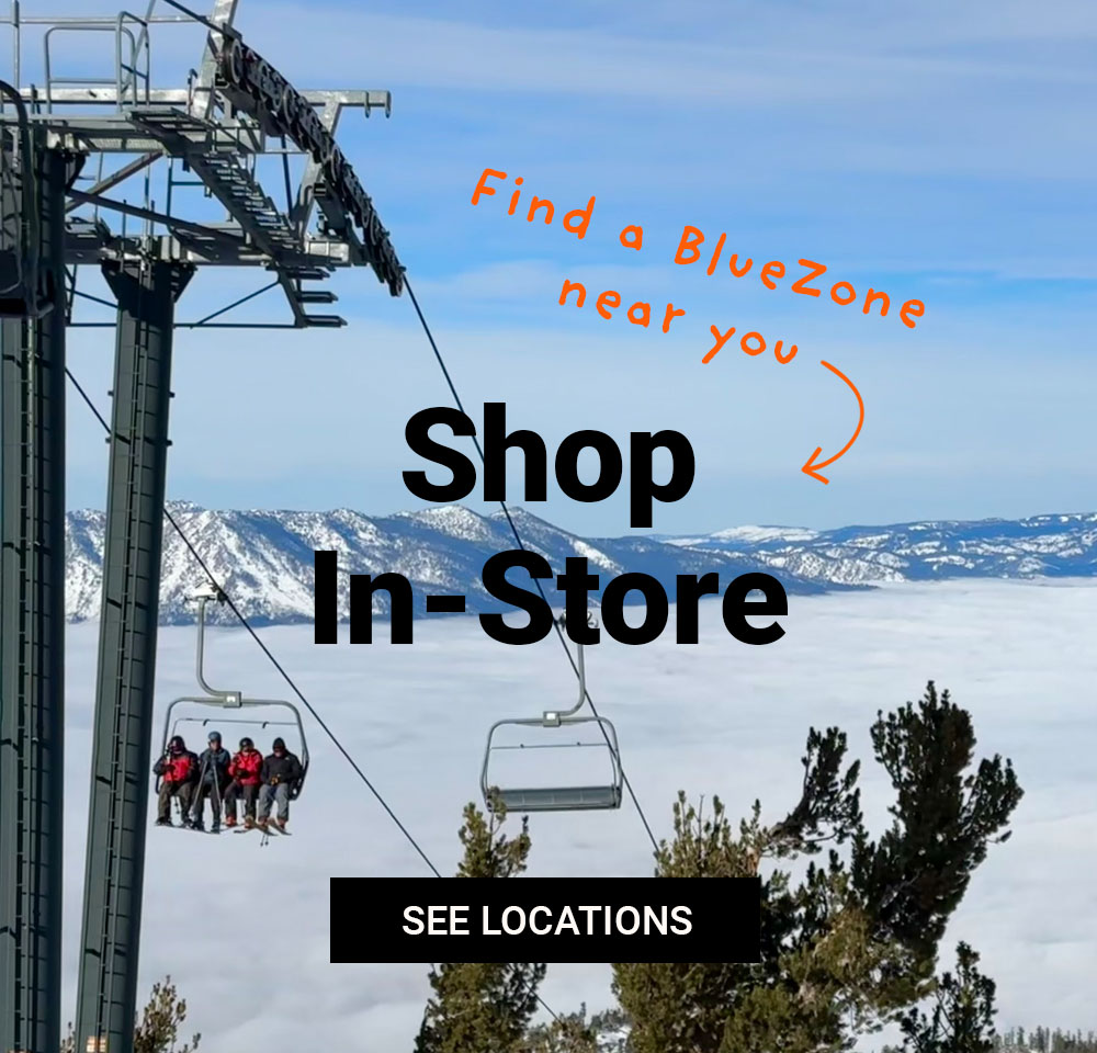 Shop in-store at a BlueZone Sports near you!
