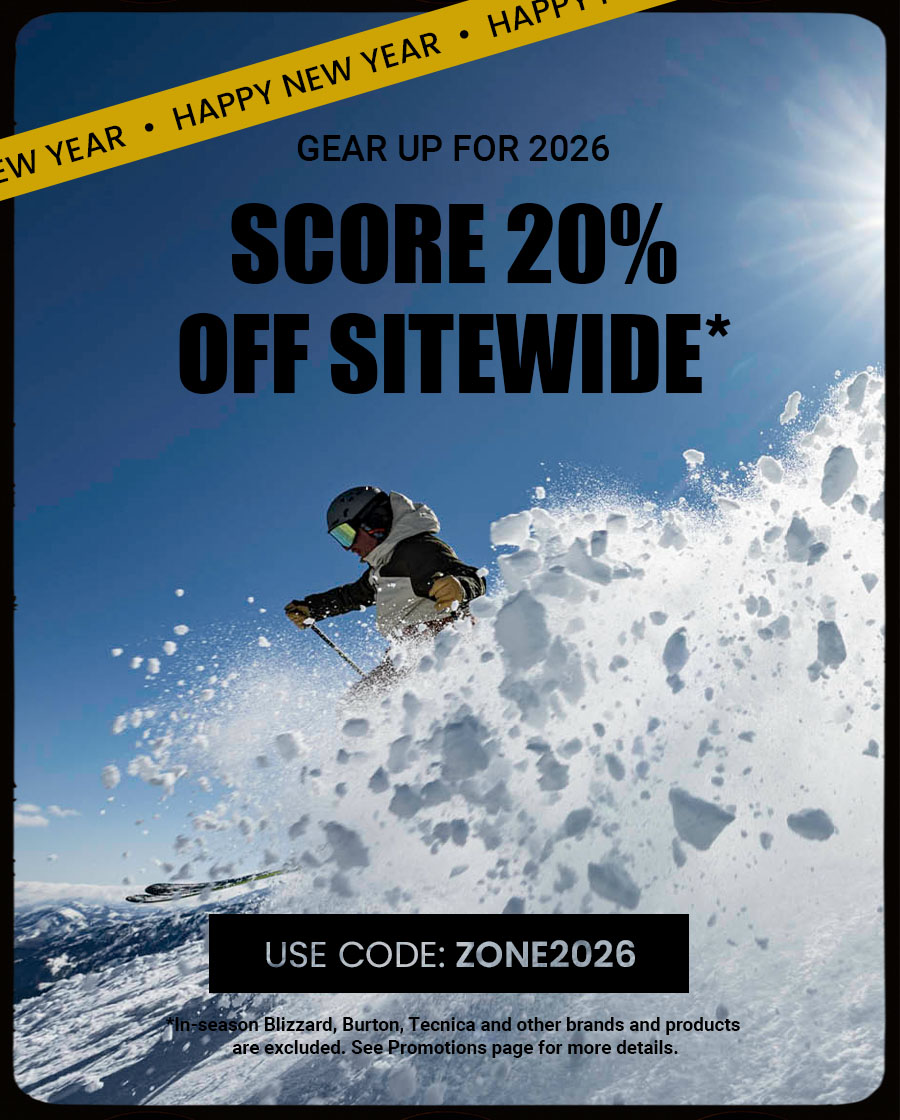 New Year savings, happening now. Save 20% sitewide with code ZONE2026