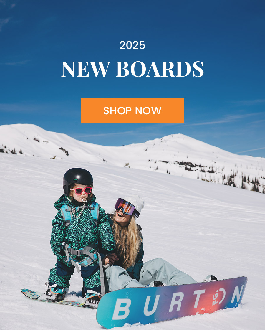 Shop new 2025 snowboards!