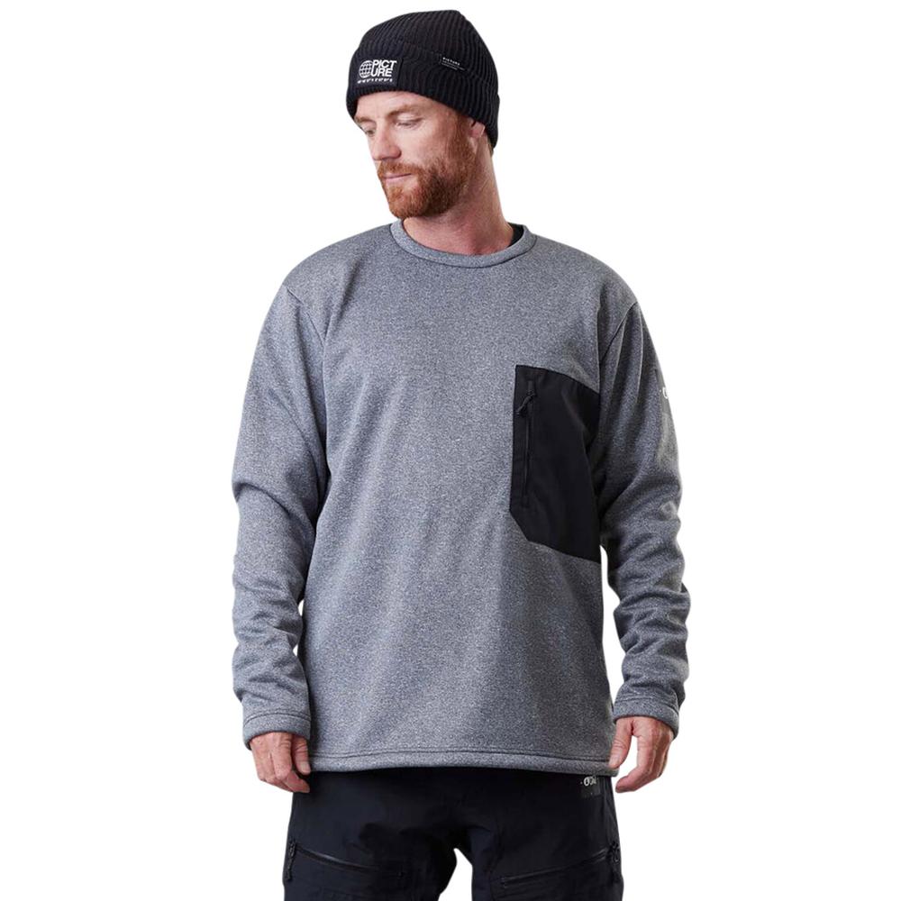 Picture Men's Park Tech Sweater GREYMELANGE