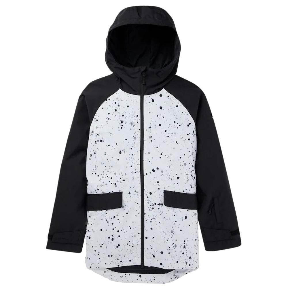 Burton Women's Lalik 2L Jacket WHITE/BLACK