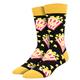 Socksmith Men's Classic Popcorn Socks BLACK