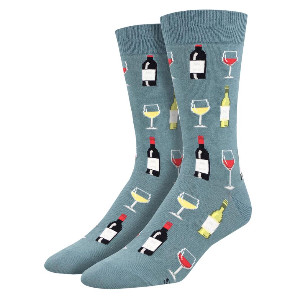 Socksmith Men's Fine Wine Socks BLUE