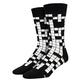 Socksmith Men's Sunday Crossword Socks BLACK