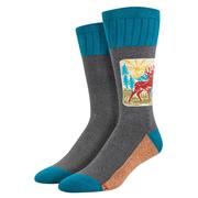 Socksmith Men's Outlands AtomicChild Oh Deer Socks