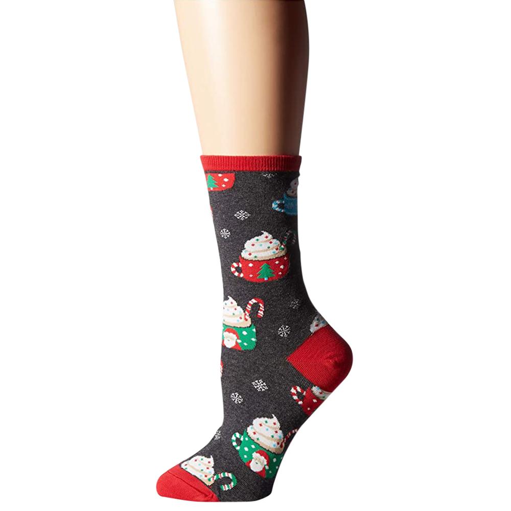 Socksmith Women's Cocoa Christmas Socks CHARCOALHEATHER