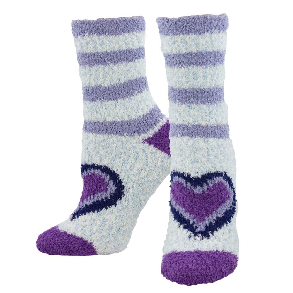 Socksmith Women's Warm & Cozy Heart and Soles Socks BLUE