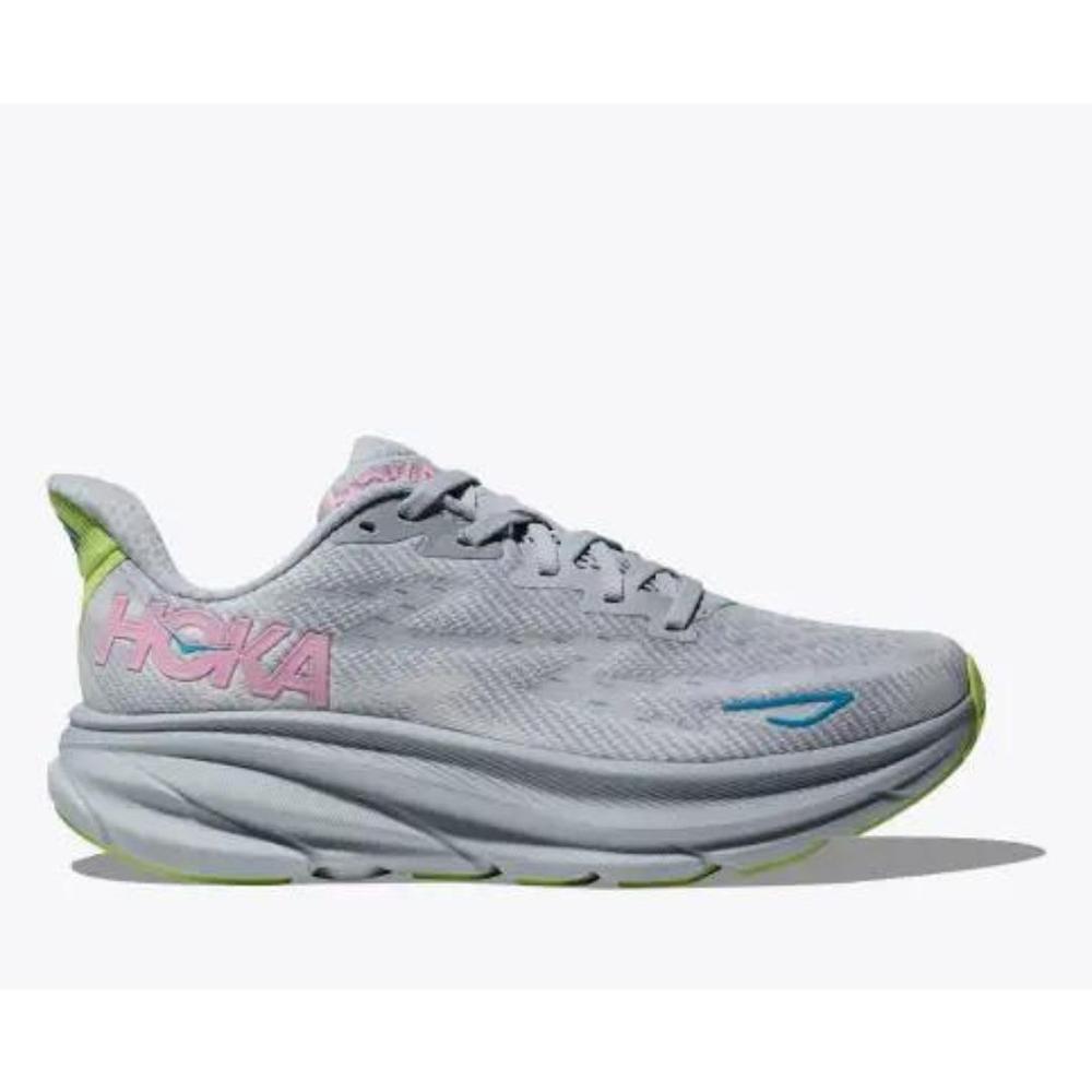 Hoka One Women's Clifton 9 Running Shoes GULL/SEAICE