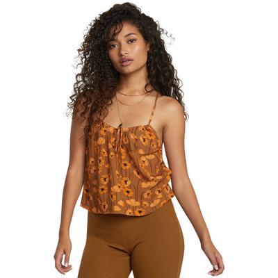 Orange Minnesota Print Cami Crop Top, Tops