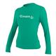 O'Neill Women's Basic 50+ L/S Sun Shirt SEAGLASS