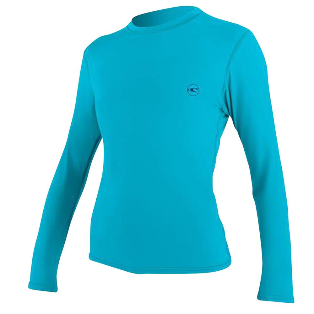 O'Neill Women's Basic Skins 30+ L/S Sun Shirt TURQUOISE