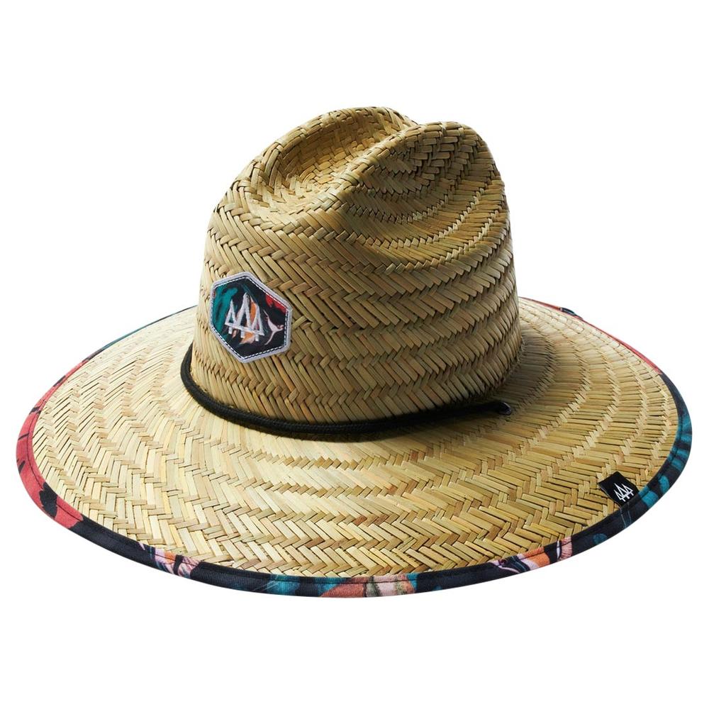 Hemlock Big Kids Finley Straw Hat TROPICALFISHPRINT