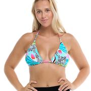 Eidon Women's Kali Slider D Cup Size Top Bikini Swimsuit