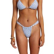 RVCA Women's Swerve Check Medium Bikini Bottoms