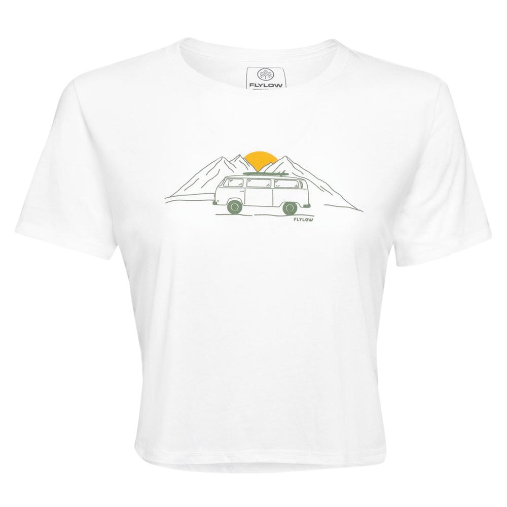 Flylow Gear Women's Sunset Tee Shirt WHITE