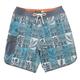 Quiksilver Waterman Leaf Boxes Scallop Boardshorts CAPRIBREEZE