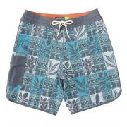 Quiksilver Waterman Leaf Boxes Scallop Boardshorts