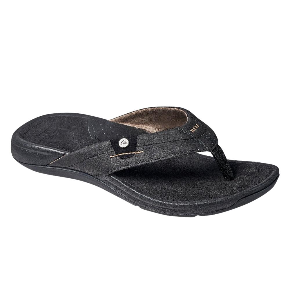 Reef Men's Pacific Flip Flop Sandals BLACK/BROWN