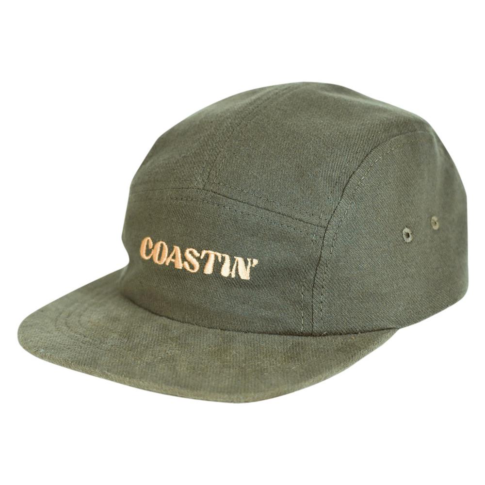 Rustek Unisex Coastin Brushed Cotton Camp Cap GREEN