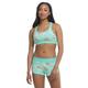 Body Glove Women's Wahine Equalizer Medium Support Cross-Over Sports Bra CRYSTAL