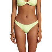 RVCA Women's Swirl Grid Eco Rib Cheeky Bikini Bottoms