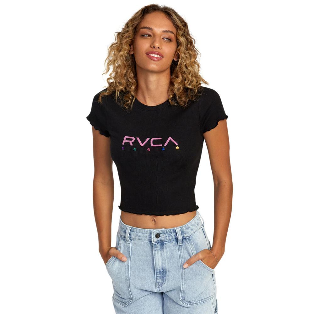 RVCA Women's Balance Tee Shirt RVCABLACK