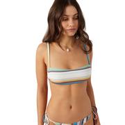 O'Neill Women's Lookout Stripe Jupiter Swim Bikini Top