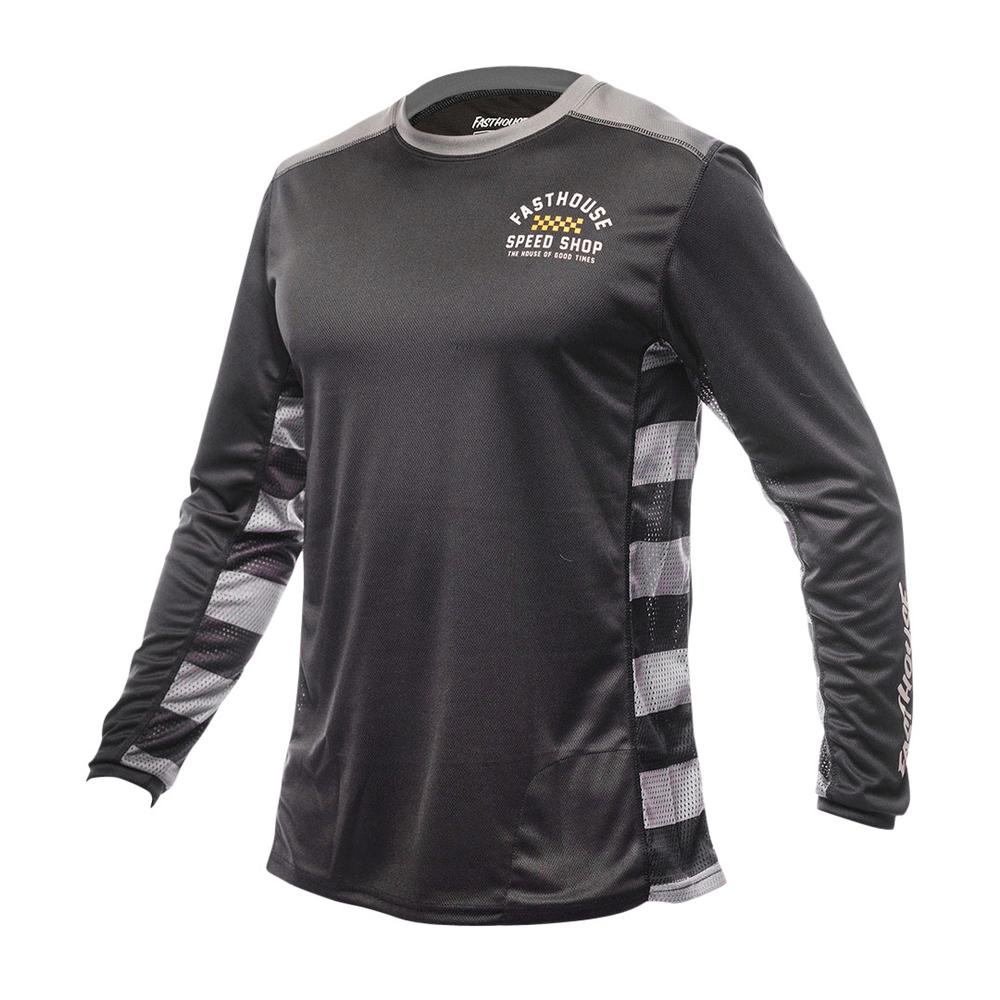 Fasthouse Men's Classic Outland LS Jersey BLACK