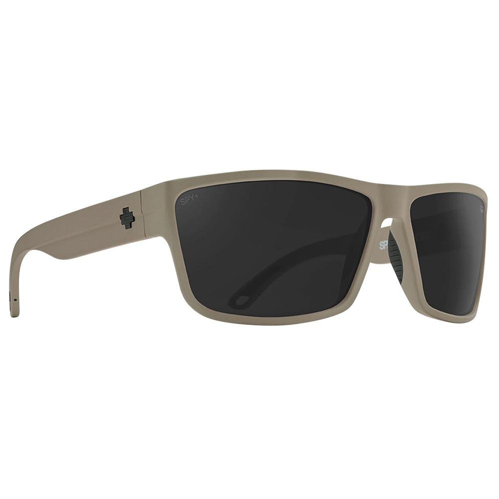 SPY Optic Unisex Rocky Polarized Sunglasses MATTESAND/HAPPYGRAY