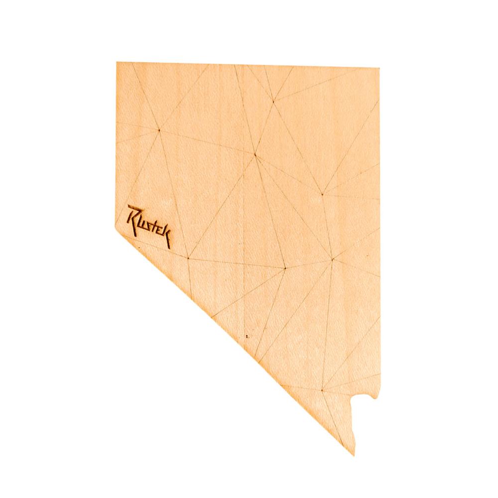 Rustek Geo Nevada Wood Sticker MAPLE