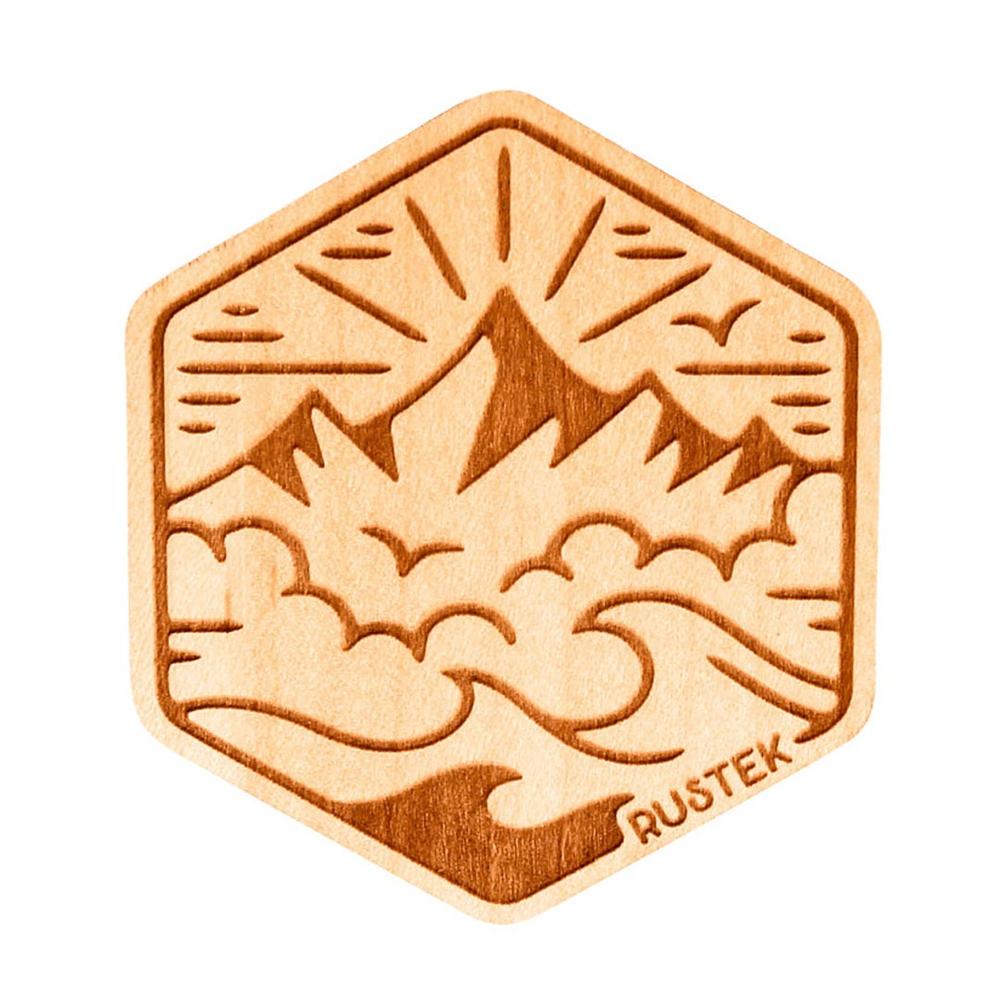 Rustek Sea to Sky Wood Sticker MAPLE