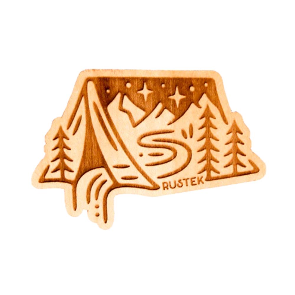 Rustek Camping InTent Wood Sticker MAPLE