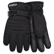 Kinco Unisex HydroFlector™ Lined Waterproof Black Duck Ski Gloves with Pull Strap