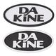 Dakine Retro Oval Stomp Anti-Slip Pads BLACK/WHITE