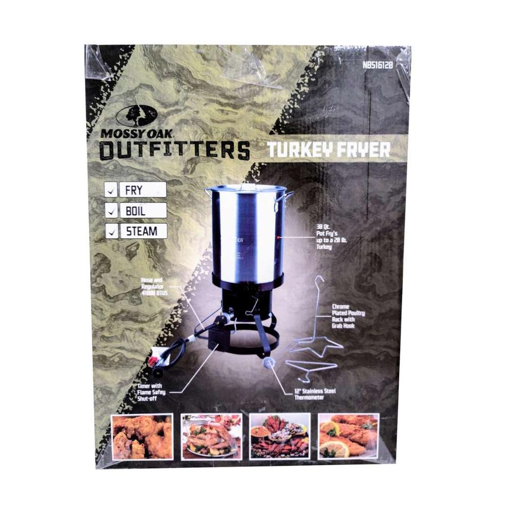  Mossy Oak 30qt Propane Turkey Fryer