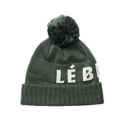 Le Bent The Logo Pom Pom Beanie