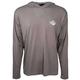 Hooey Men's Hooded Captain Long Sleeve T-Shirt GREY