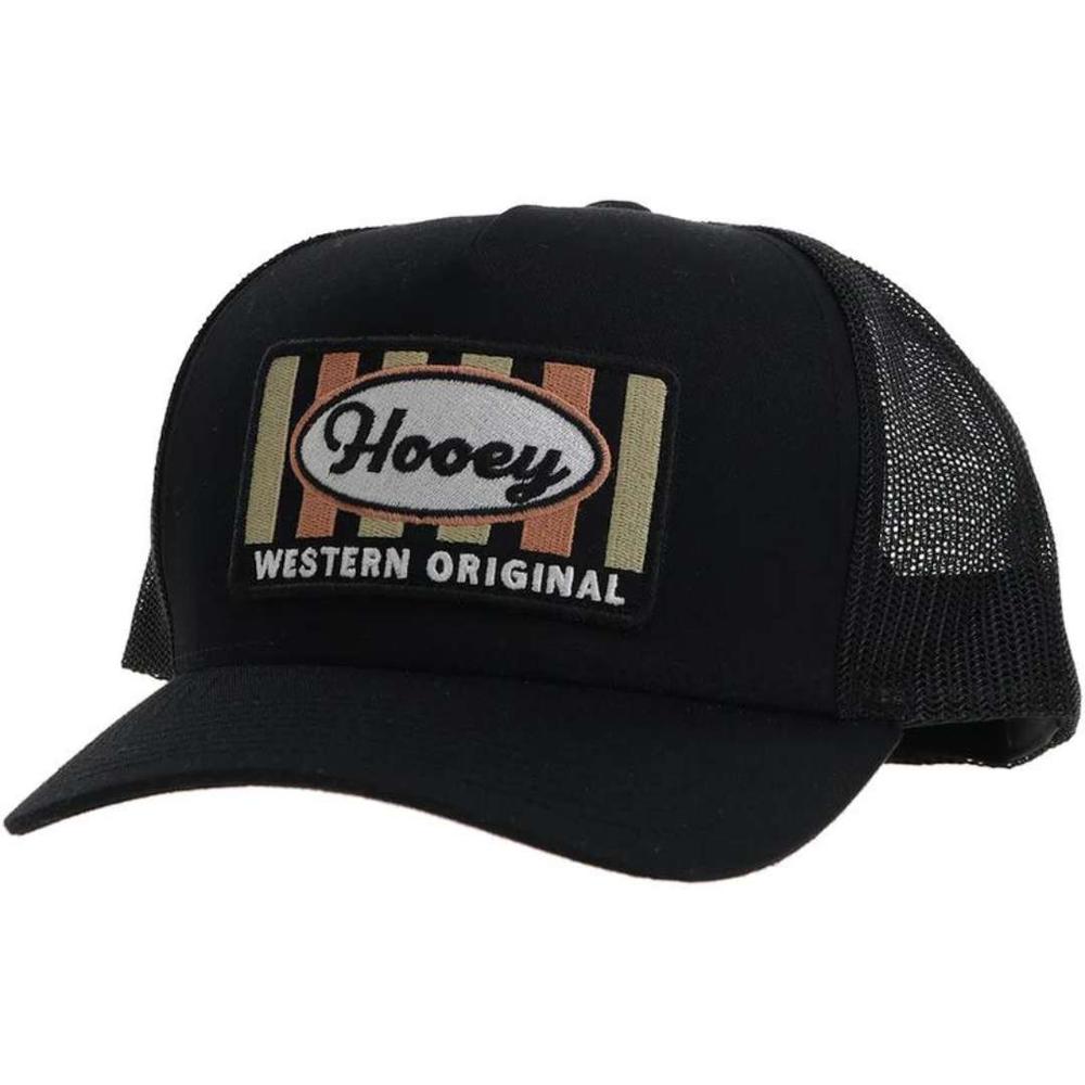  Hooey Sudan Black Hat W/Tan & Grey Patch