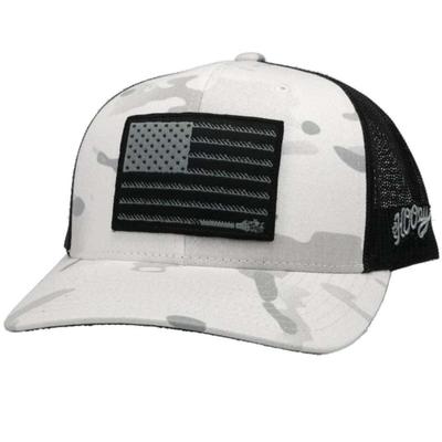 Hooey Liberty Roper White/Black Hat