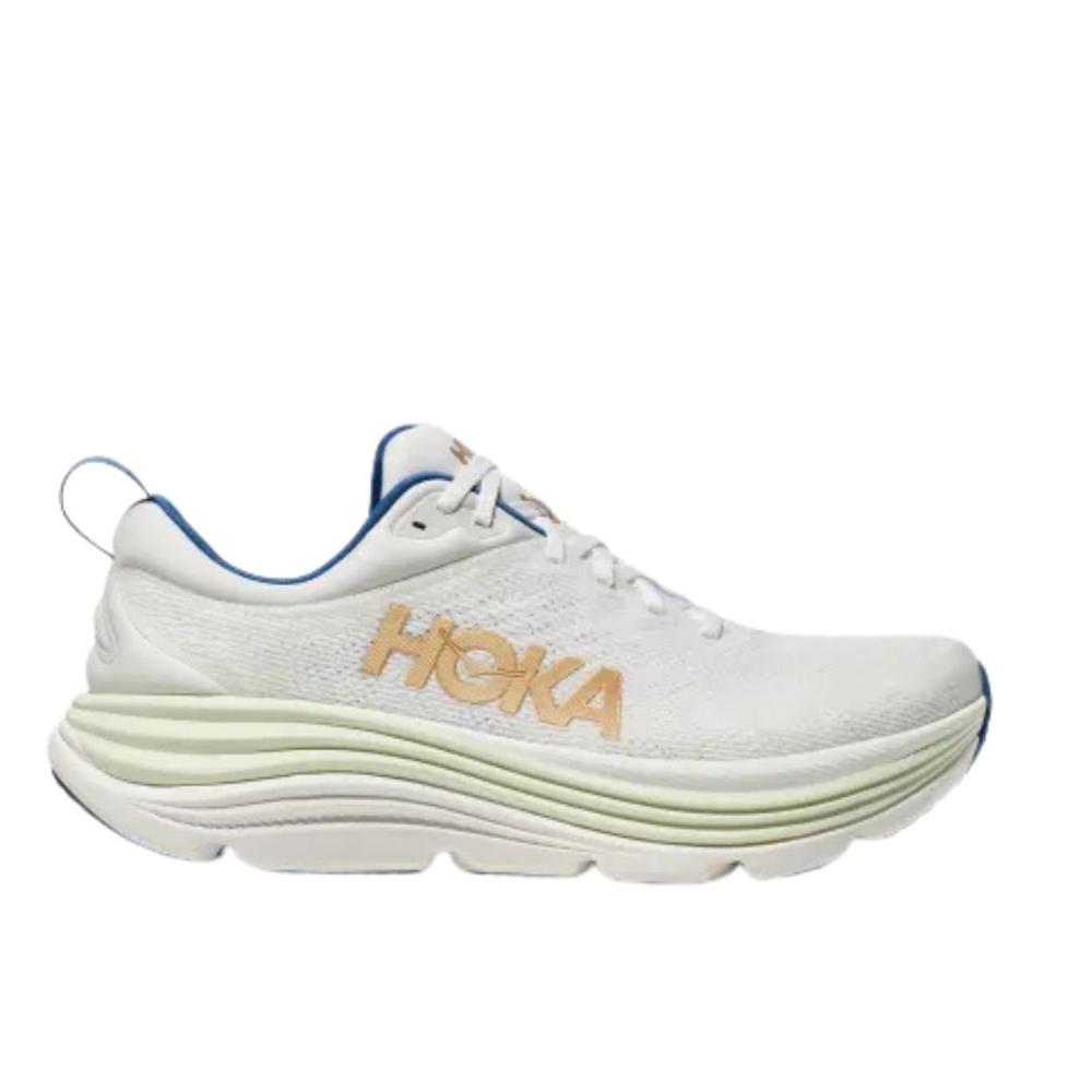 Hoka One Men's Gaviota 5 Running Shoes FROST/GOLD