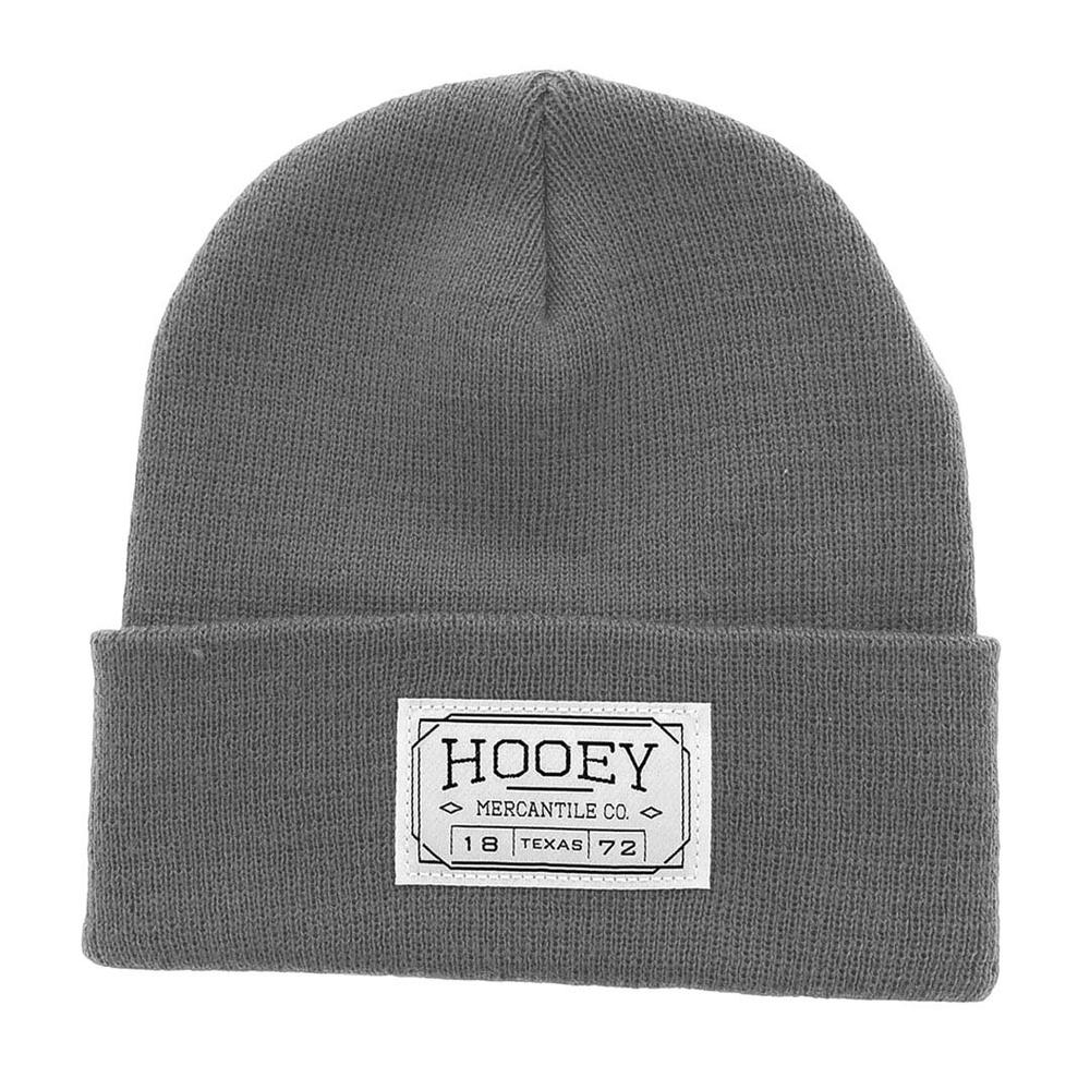  Hooey Mercantile Patch Light Grey Knitted Hat