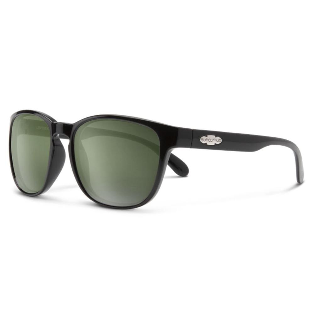 Suncloud Loveseat Polarized Sunglasses BLACK//POLARIZEDGRAYGREEN