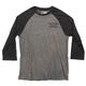 Fasthouse Swift Raglan Tech Tee BLACK/CHARCOALHEATHER