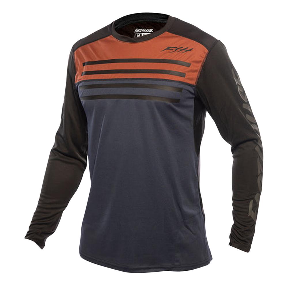 Fasthouse Alloy Sidewinder Long Sleeved Jersey RUST/MIDNIGHTNAVY