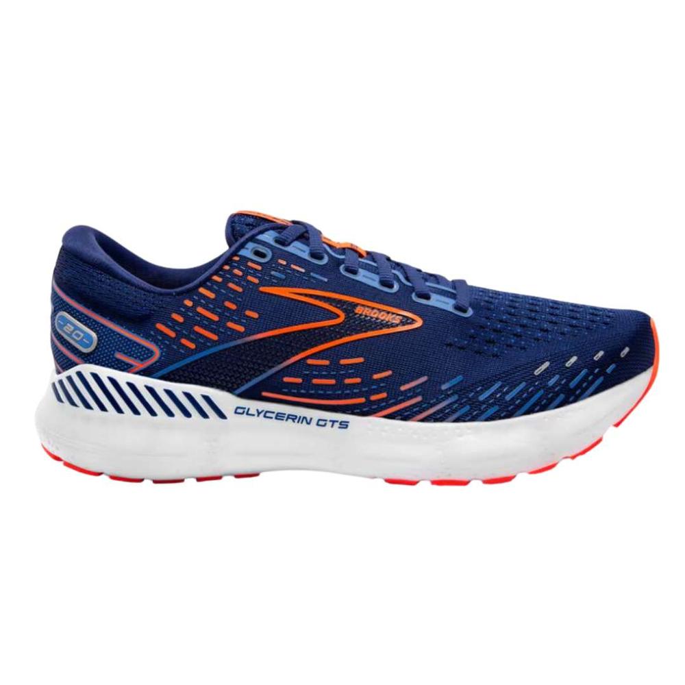 Brooks 24 Glycerin 20 Men's Running Shoe BLUEDEPTHS/PALACEBLUE/ORANGE