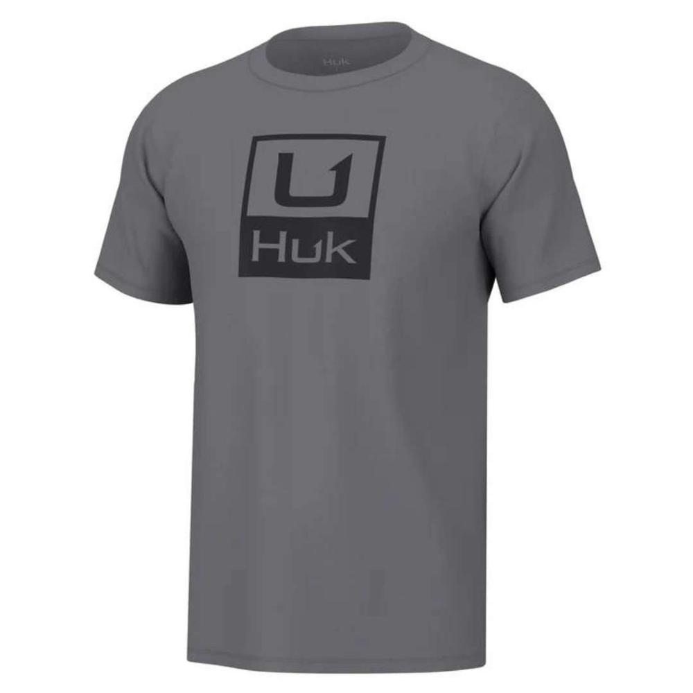 Huk Stacked Logo Tee NIGHTOWL